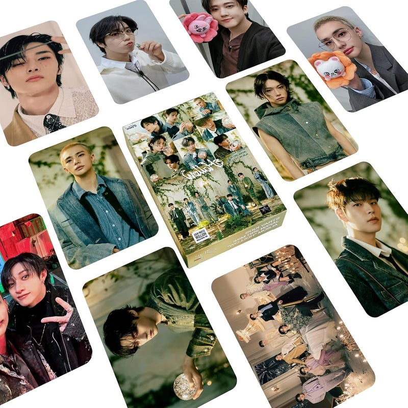 KPOPBTS مجموعة بطاقات صور فارغة من ألبوم ستراي كيدز المصغر الثالث 55 قطعة كيبوب لومو كارد هدايا لـ SKZ - Image 5